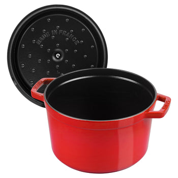 STAUB | LA COCOTTE - Cocotte - Ø 240mm - Żeliwo - Wiśniowa czerwona - Prime Gastro