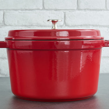 STAUB | LA COCOTTE - Cocotte - Ø 240mm - Żeliwo - Wiśniowa czerwona - Prime Gastro