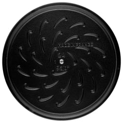 STAUB | BRAISERS - Brytfanna z Chistera Drop - Structure - Ø 280mm - Żeliwna - Biała trufla