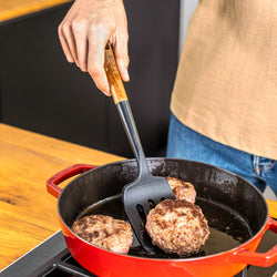 STAUB | Łopatka do patelni - 310 mm - silikonowa - czarna