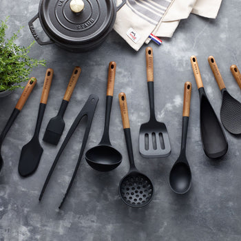 STAUB | Szczypce - 310 mm - silikonowe - czarne - Prime Gastro