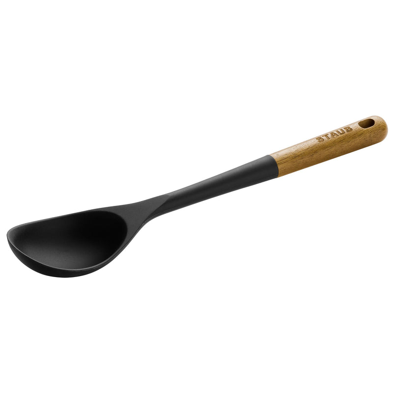 STAUB | Łyżka do serwowania - 310 mm - silikonowa - czarna