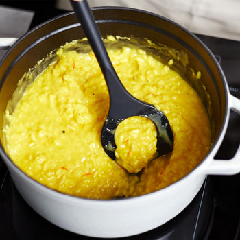 STAUB | Łyżka do risotto - 310 mm - silikonowa - czarna - Prime Gastro