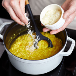 STAUB | Łyżka do risotto - 310 mm - silikonowa - czarna