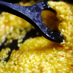 STAUB | Łyżka do risotto - 310 mm - silikonowa - czarna