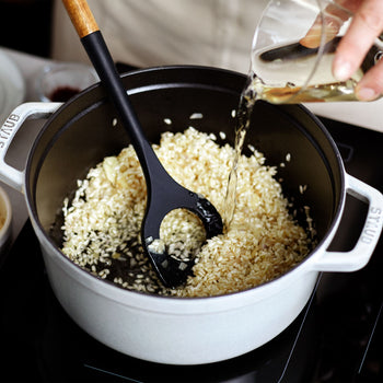 STAUB | Łyżka do risotto - 310 mm - silikonowa - czarna - Prime Gastro