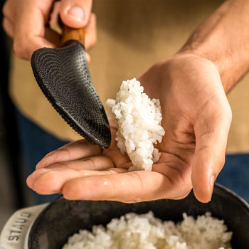 STAUB | Łyżka do ryżu - 220 mm - silikonowa - czarna - Prime Gastro