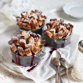 STAUB | SPECIALITIES - Taca do serwowania na 3 mini Cocette - 420x160mm - Bambus - Prime Gastro