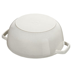 STAUB | LA COCOTTE - La Marmite - Ø 240mm - Żeliwo - Biała trufla