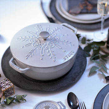 STAUB | LA COCOTTE - La Marmite - Ø 240mm - Żeliwo - Biała trufla - Prime Gastro