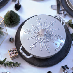 STAUB | LA COCOTTE - La Marmite - Ø 240mm - Żeliwo - Biała trufla