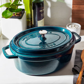 STAUB | LA COCOTTE - Cocotte - owalna - 310mm - żeliwo - La-Mer - Prime Gastro