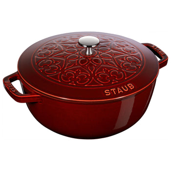 STAUB | LA COCOTTE - Lilia La Marmite - Ø 240mm - Żeliwo - Grenadynowa czerwień - Prime Gastro