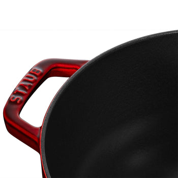 STAUB | LA COCOTTE - Lilia La Marmite - Ø 240mm - Żeliwo - Grenadynowa czerwień - Prime Gastro