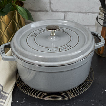 STAUB | LA COCOTTE - Cocotte - Ø 200mm - Żeliwo - Grafitowy szary - Prime Gastro