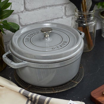 STAUB | LA COCOTTE - Cocotte - Ø 200mm - Żeliwo - Grafitowy szary - Prime Gastro
