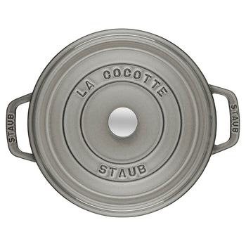 STAUB | LA COCOTTE - Cocotte - Ø 220mm - Żeliwo - Grafitowy szary - Prime Gastro
