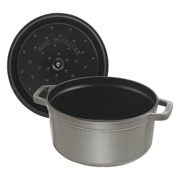 STAUB | LA COCOTTE - Cocotte - Ø 180mm - Żeliwo - Grafitowy szary - Prime Gastro