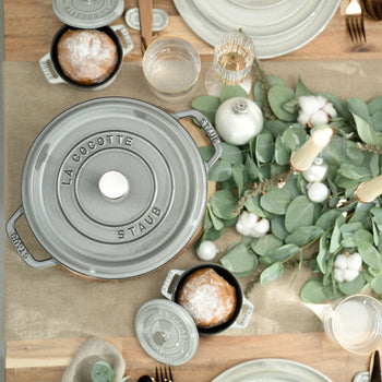 STAUB | LA COCOTTE - Cocotte - Ø 220mm - Żeliwo - Grafitowy szary - Prime Gastro