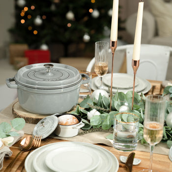 STAUB | LA COCOTTE - Cocotte - Ø 220mm - Żeliwo - Grafitowy szary - Prime Gastro