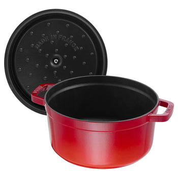STAUB | LA COCOTTE - Cocotte - Ø 260mm - Żeliwo - Wiśniowa czerwona - Prime Gastro