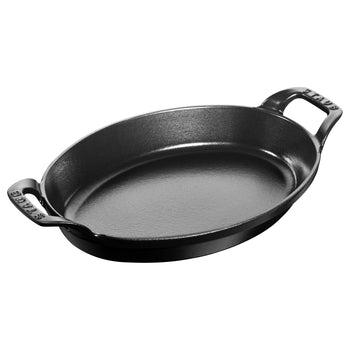 STAUB | SPECIALITIES - Forma do zapiekania - owalna - 280mm - żeliwna - czarna - Prime Gastro