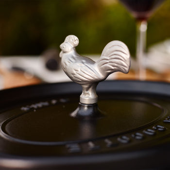 STAUB | Uchwyt do pokrywy - Kogut - Stal nierdzewna - Prime Gastro