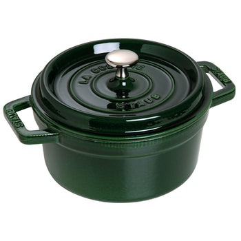 STAUB | LA COCOTTE - Cocotte - Ø 220mm - Żeliwo - Bazyliowa zieleń - Prime Gastro