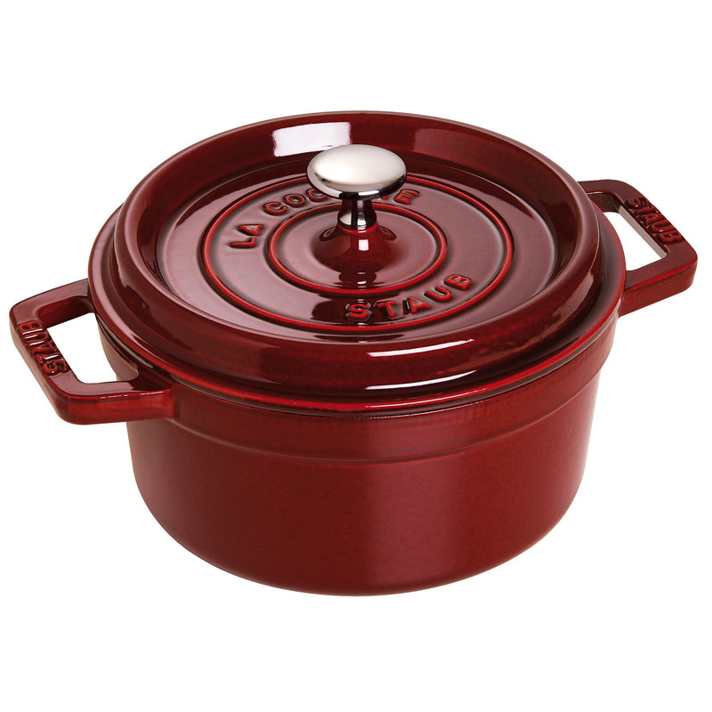 STAUB | LA COCOTTE - Cocotte - Ø 220mm - Żeliwo - Grenadynowa czerwona