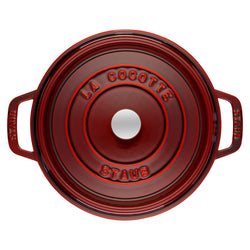 STAUB | LA COCOTTE - Cocotte - Ø 280mm - Żeliwo - Grenadynowa czerwona - Prime Gastro