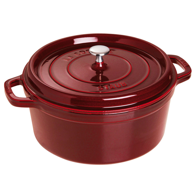 STAUB | LA COCOTTE - Cocotte - Ø 280mm - Żeliwo - Grenadynowa czerwona - Prime Gastro