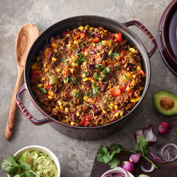 STAUB | LA COCOTTE - Cocotte - Ø 280mm - Żeliwo - Grenadynowa czerwona - Prime Gastro