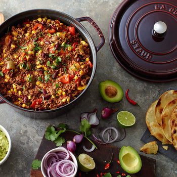 STAUB | LA COCOTTE - Cocotte - Ø 280mm - Żeliwo - Grenadynowa czerwona - Prime Gastro