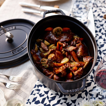 STAUB | LA COCOTTE - Cocotte - owalna - 370mm - żeliwna - czarna - Prime Gastro