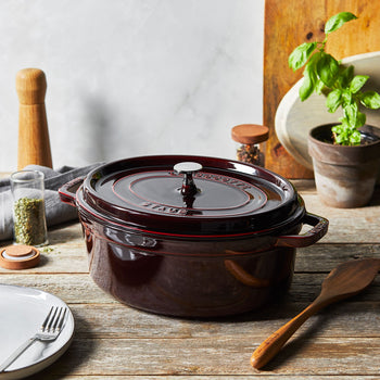 STAUB | LA COCOTTE - Cocotte - owalna - 310mm - Żeliwo - Grenadynowa czerwona - Prime Gastro