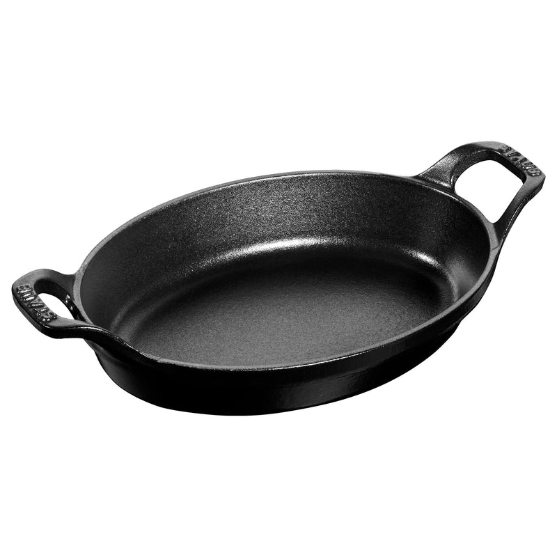 STAUB | SPECIALITIES - Naczynie do zapiekania - owalne - 210mm - Żeliwo - Czarny
