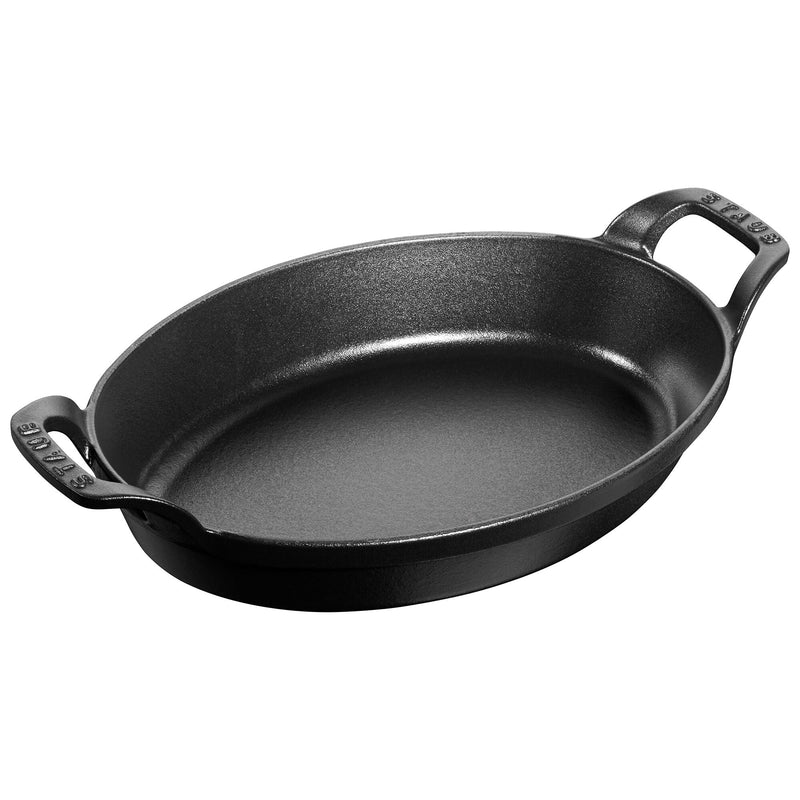 STAUB | SPECIALITIES - Naczynie do zapiekania - owalne - 240mm - Żeliwo - Czarny