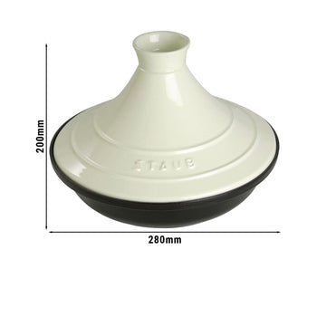 STAUB | SPECIALITIES - Tażin- Ø 280mm - Żeliwo - Kremowy - Prime Gastro