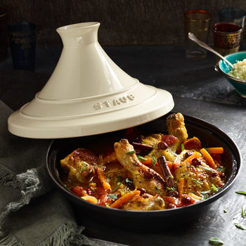 STAUB | SPECIALITIES - Tażin- Ø 280mm - Żeliwo - Kremowy - Prime Gastro