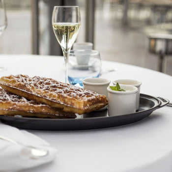 STAUB | SPECIALITIES - Forma do zapiekania z pokrywką - owalna - 310mm - żeliwna - czarna - Prime Gastro