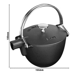 STAUB | SPECIALITIES - Czajniczek - 1,1 litra - Żeliwo - Czarny