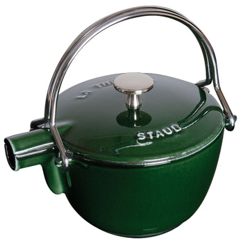 STAUB | SPECIALITIES - Czajniczek - 1,1 litra - Żeliwo - Bazyliowa zieleń - Prime Gastro