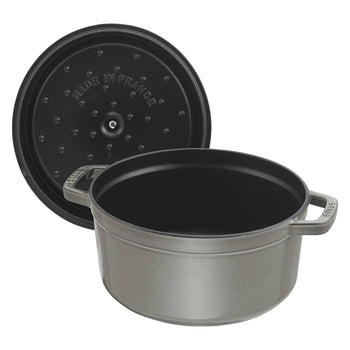 STAUB | LA COCOTTE - Cocotte - Ø 160mm - Żeliwo - Grafitowy szary - Prime Gastro