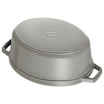 STAUB | LA COCOTTE - Cocotte - owalne - 150mm - żeliwo - Szary grafitowy - Prime Gastro