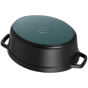 STAUB | LA COCOTTE - Cocotte - owalne - 150mm - żeliwo - czarne - Prime Gastro