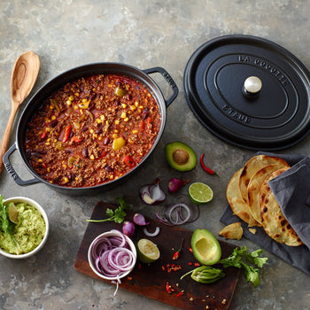 STAUB | LA COCOTTE - Cocotte - owalna - 170mm - Żeliwo - Czarny - Prime Gastro