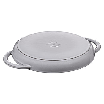 STAUB | PATELNIE GRILLOWE - Patelnia grillowa - Ø 260mm - Żeliwo - Grafitowy szary - Prime Gastro