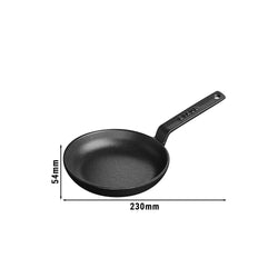 STAUB | PATELNIA - Mini patelnia do smażenia - Ø 120mm - Żeliwo - Czarny