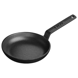 STAUB | PATELNIA - Mini patelnia do smażenia - Ø 120mm - Żeliwo - Czarny
