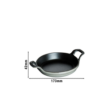 STAUB | SPECIALITIES - Mini naczynie do zapiekania - 120mm - Żeliwo - Grafitowy szary - Prime Gastro